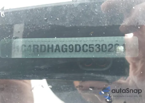 2013 Dodge Durango Sxt z USA, uszkodzony, nr VIN 1C4RDHAG9DC530204